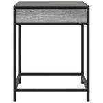 Casa si Gradina - Mobilier - Comode si corpuri - Noptiere - Noptiera cu LED infinity, gri sonoma, 40x40x51 cm - Infinity.ro