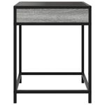 Casa si Gradina - Mobilier - Comode si corpuri - Noptiere - Noptiera cu LED infinity, gri sonoma, 40x40x51 cm - Infinity.ro
