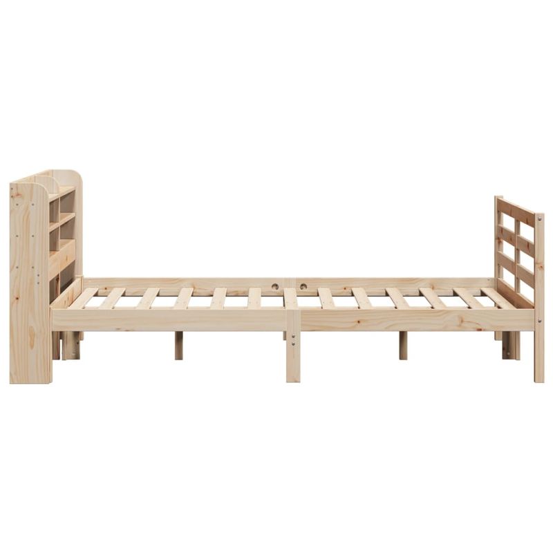Casa si Gradina - Mobilier - Paturi si accesorii - Paturi - Cadru de pat cu tablie, 120x190 cm, lemn masiv pin - Infinity.ro
