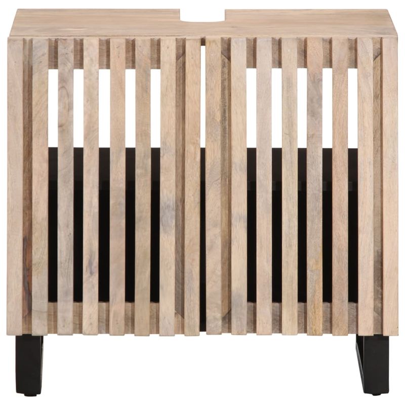 Casa si Gradina - Mobilier - Mobilier baie - Comode baie - Dulap pentru chiuveta de baie, 62x34x58 cm, lemn masiv de mango - Infinity.ro