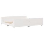 Casa si Gradina - Mobilier - Paturi si accesorii - Paturi - Cadru de pat fara saltea, alb, 180x200 cm, lemn masiv pin - Infinity.ro