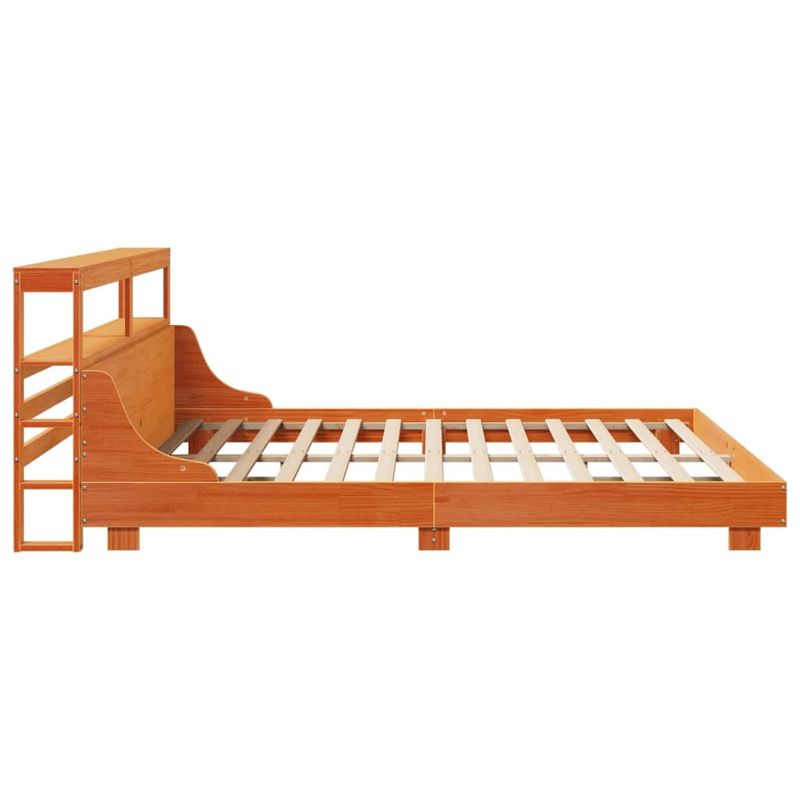 Casa si Gradina - Mobilier - Paturi si accesorii - Paturi - Cadru de pat fara saltea, maro ceruit 180x200 cm lemn masiv pin - Infinity.ro