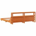 Casa si Gradina - Mobilier - Paturi si accesorii - Paturi - Cadru de pat fara saltea, maro ceruit 180x200 cm lemn masiv pin - Infinity.ro