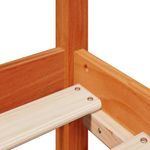Casa si Gradina - Mobilier - Paturi si accesorii - Paturi - Cadru pat fara saltea, maro ceruit, 140x190 cm, lemn masiv pin - Infinity.ro