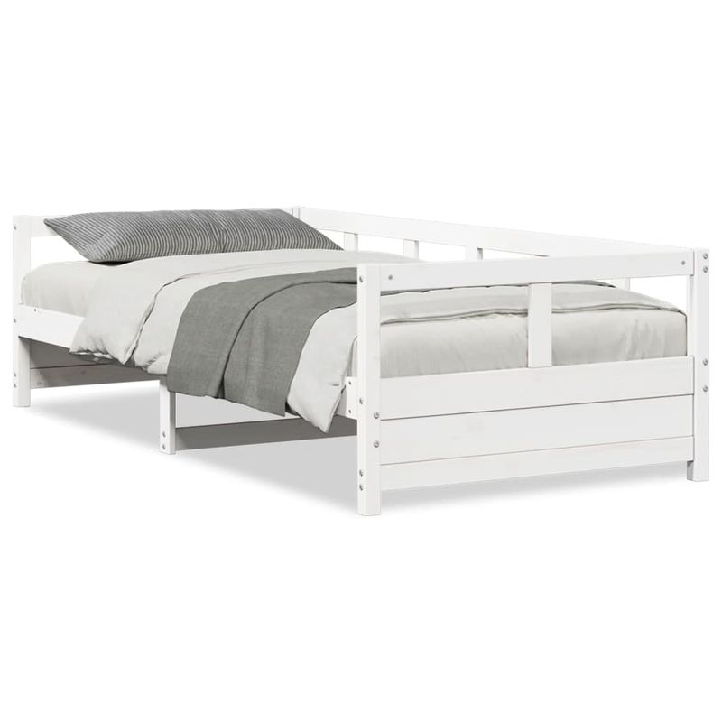 Casa si Gradina - Mobilier - Paturi si accesorii - Paturi - Pat de zi, alb, 90x200 cm, lemn masiv de pin - Infinity.ro