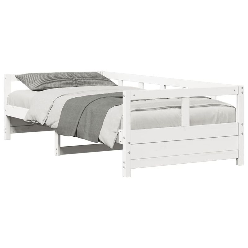 Casa si Gradina - Mobilier - Paturi si accesorii - Paturi - Pat de zi, alb, 90x200 cm, lemn masiv de pin - Infinity.ro