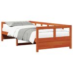Casa si Gradina - Mobilier - Paturi si accesorii - Paturi - Pat de zi, maro ceruit, 80x200 cm, lemn masiv de pin - Infinity.ro
