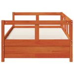 Casa si Gradina - Mobilier - Paturi si accesorii - Paturi - Pat de zi, maro ceruit, 80x200 cm, lemn masiv de pin - Infinity.ro