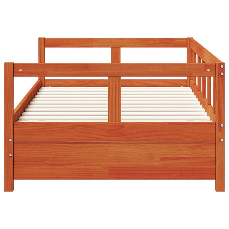 Casa si Gradina - Mobilier - Paturi si accesorii - Paturi - Pat de zi, maro ceruit, 80x200 cm, lemn masiv de pin - Infinity.ro