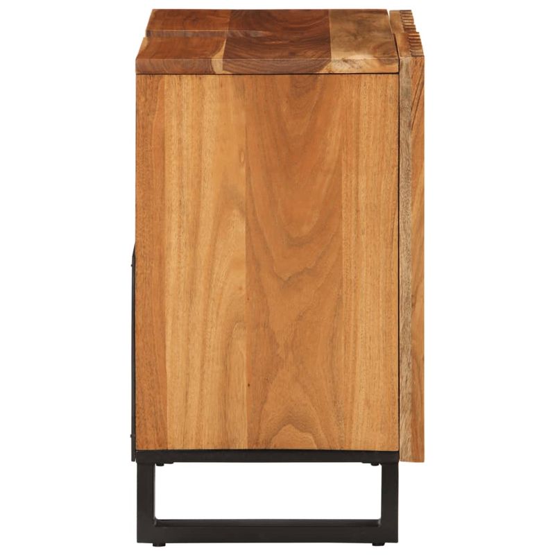 Casa si Gradina - Mobilier - Mobilier baie - Comode baie - Dulap pentru chiuveta de baie, 62x34x58 cm, lemn masiv acacia, maro - Infinity.ro
