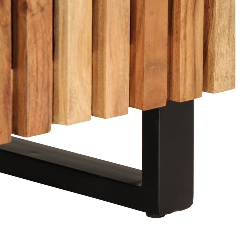 Casa si Gradina - Mobilier - Mobilier baie - Comode baie - Dulap pentru chiuveta de baie, 62x34x58 cm, lemn masiv acacia, maro - Infinity.ro