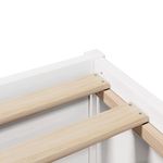 Casa si Gradina - Mobilier - Paturi si accesorii - Paturi - Cadru de pat cu tablie, alb, 140x190 cm, lemn masiv de pin - Infinity.ro