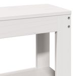 Casa si Gradina - Mobilier - Paturi si accesorii - Paturi - Cadru de pat cu tablie, alb, 140x190 cm, lemn masiv de pin - Infinity.ro