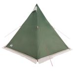 Sport si Outdoor - Camping - Corturi camping - Cort de familie Tipi pentru 6 persoane, verde, impermeabil - Infinity.ro
