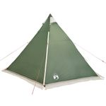 Sport si Outdoor - Camping - Corturi camping - Cort de familie Tipi pentru 6 persoane, verde, impermeabil - Infinity.ro