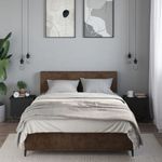 Casa si Gradina - Mobilier - Comode si corpuri - Noptiere - Noptiere, 2 buc., negru, 40 x 30 x 40 cm, PAL - Infinity.ro