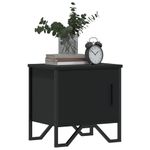 Casa si Gradina - Mobilier - Comode si corpuri - Noptiere - Noptiere, 2 buc., negru, 40 x 30 x 40 cm, PAL - Infinity.ro