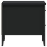 Casa si Gradina - Mobilier - Comode si corpuri - Noptiere - Noptiere, 2 buc., negru, 40 x 30 x 40 cm, PAL - Infinity.ro