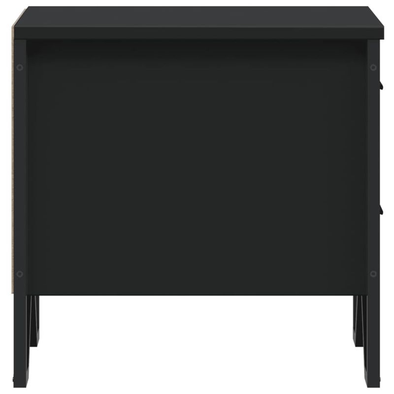 Casa si Gradina - Mobilier - Comode si corpuri - Noptiere - Noptiere, 2 buc., negru, 40 x 30 x 40 cm, PAL - Infinity.ro