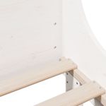 Casa si Gradina - Mobilier - Paturi si accesorii - Paturi - Cadru de pat fara saltea, alb, 120x190 cm, lemn masiv pin - Infinity.ro