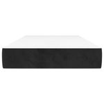 Casa si Gradina - Mobilier - Saltele si somiere - Saltele - Saltea de pat cu arcuri, negru, 80x220x20 cm, catifea - Infinity.ro