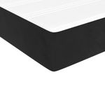 Casa si Gradina - Mobilier - Saltele si somiere - Saltele - Saltea de pat cu arcuri, negru, 80x220x20 cm, catifea - Infinity.ro