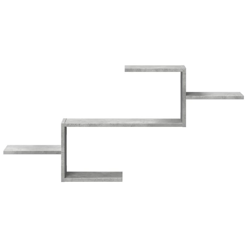 Casa si Gradina - Mobilier - Biblioteci si rafturi - Rafturi - Raft de perete, gri beton, 104x15x49 cm , lemn prelucrat - Infinity.ro