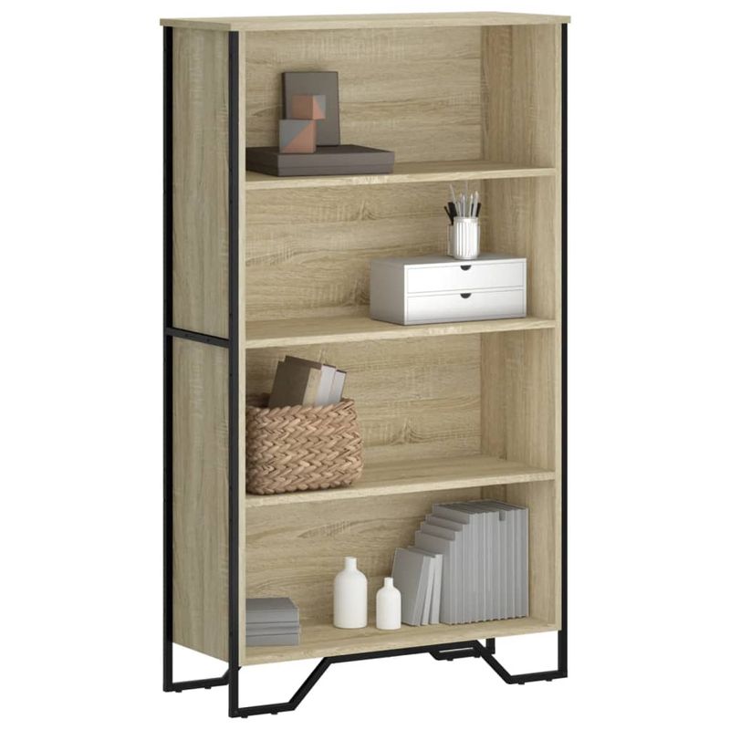 Casa si Gradina - Mobilier - Biblioteci si rafturi - Biblioteci - Biblioteca, stejar sonoma, 80x31x137,5 cm, lemn prelucrat - Infinity.ro