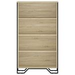 Casa si Gradina - Mobilier - Biblioteci si rafturi - Biblioteci - Biblioteca, stejar sonoma, 80x31x137,5 cm, lemn prelucrat - Infinity.ro