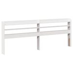 Casa si Gradina - Mobilier - Paturi si accesorii - Paturi - Cadru de pat cu tablie, alb, 180x200 cm, lemn masiv de pin - Infinity.ro