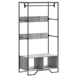Casa si Gradina - Mobilier - Organizare si depozitare - Cuiere - Sifonier, gri sonoma, 90x50x180 cm, lemn prelucrat - Infinity.ro