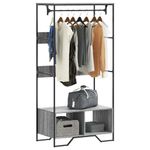 Casa si Gradina - Mobilier - Organizare si depozitare - Cuiere - Sifonier, gri sonoma, 90x50x180 cm, lemn prelucrat - Infinity.ro