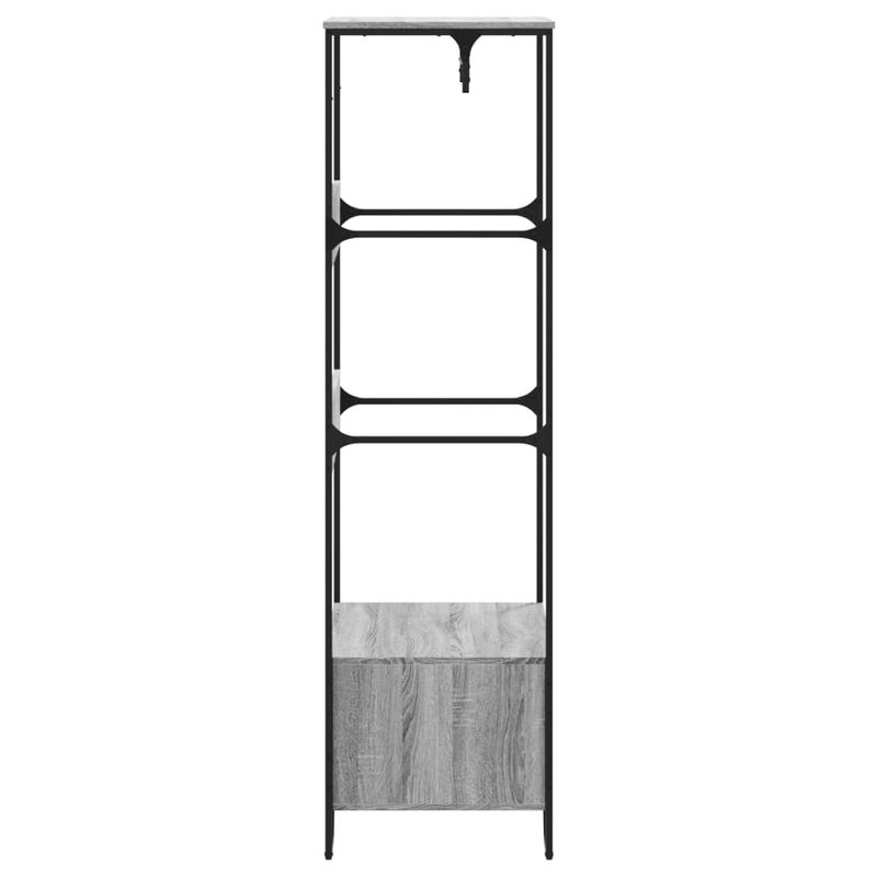 Casa si Gradina - Mobilier - Organizare si depozitare - Cuiere - Sifonier, gri sonoma, 90x50x180 cm, lemn prelucrat - Infinity.ro