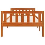 Casa si Gradina - Mobilier - Paturi si accesorii - Paturi - Pat pentru copii fara saltea, maro, 75x190 cm, lemn masiv pin - Infinity.ro
