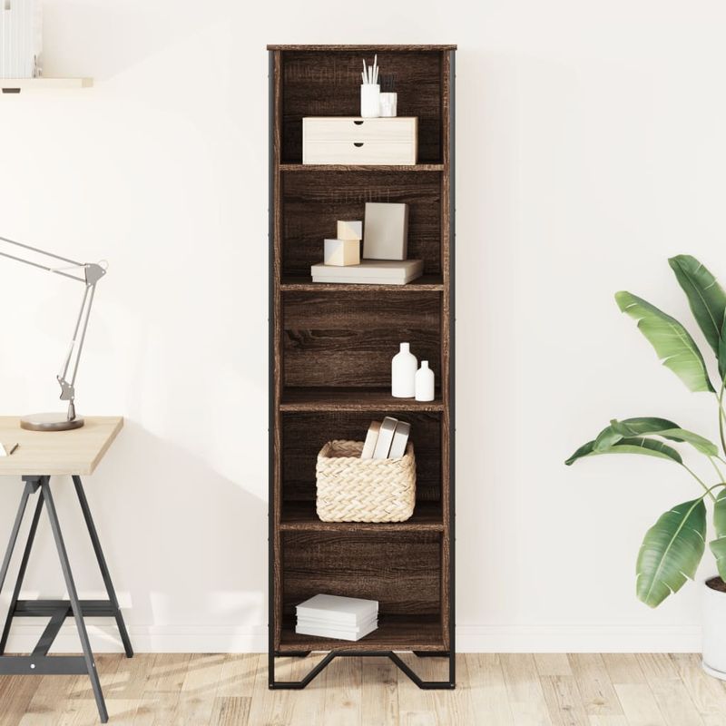 Casa si Gradina - Mobilier - Biblioteci si rafturi - Biblioteci - Biblioteca, stejar maro, 50x31x169 cm, lemn prelucrat - Infinity.ro