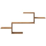 Casa si Gradina - Mobilier - Biblioteci si rafturi - Rafturi - Raft de perete, lemn artizanal, 104x15x49 cm, lemn prelucrat - Infinity.ro