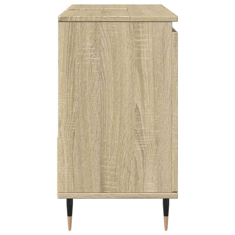 Casa si Gradina - Mobilier - Mobilier baie - Comode baie - Dulap de chiuveta baie stejar sonoma 65x33x60 cm lemn prelucrat - Infinity.ro