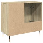 Casa si Gradina - Mobilier - Mobilier baie - Comode baie - Dulap de chiuveta baie stejar sonoma 65x33x60 cm lemn prelucrat - Infinity.ro