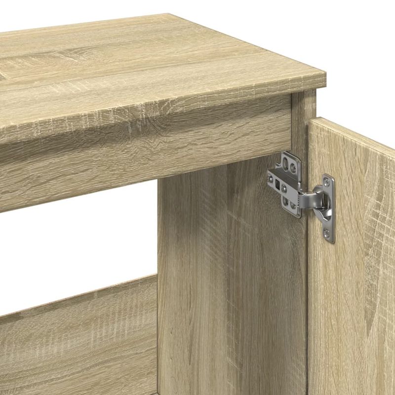 Casa si Gradina - Mobilier - Mobilier baie - Comode baie - Dulap de chiuveta baie stejar sonoma 65x33x60 cm lemn prelucrat - Infinity.ro