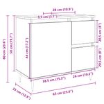 Casa si Gradina - Mobilier - Mobilier baie - Comode baie - Dulap de chiuveta baie stejar sonoma 65x33x60 cm lemn prelucrat - Infinity.ro