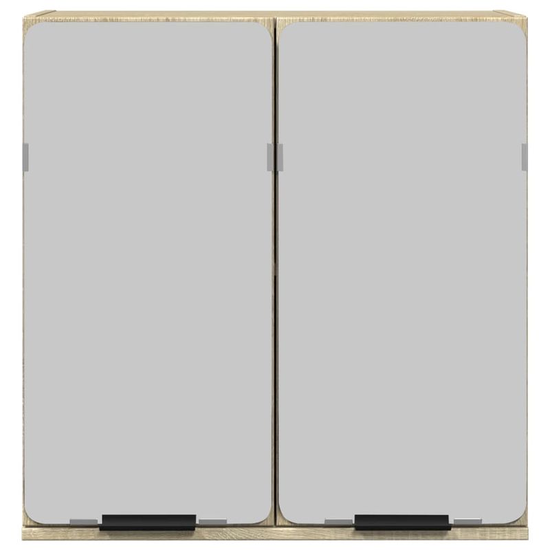 Casa si Gradina - Mobilier - Mobilier baie - Comode baie - Dulap oglinda baie stejar sonoma 64,5x20x66,5 cm lemn prelucrat - Infinity.ro
