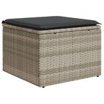 Casa si Gradina - Gradina si terasa - Mobilier exterior - Seturi mobila gradina - Set canapele de gradina cu perne, 7piese gri deschis poliratan - Infinity.ro