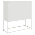 Casa si Gradina - Mobilier - Comode si corpuri - Comode - Dulap, alb, 100,5x39x107 cm, otel laminat la rece - Infinity.ro