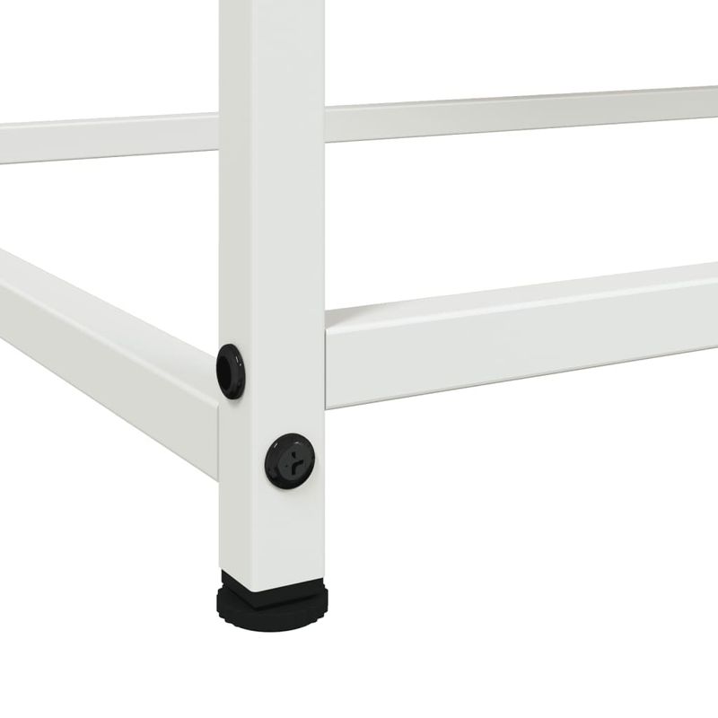 Casa si Gradina - Mobilier - Comode si corpuri - Comode - Dulap, alb, 100,5x39x107 cm, otel laminat la rece - Infinity.ro