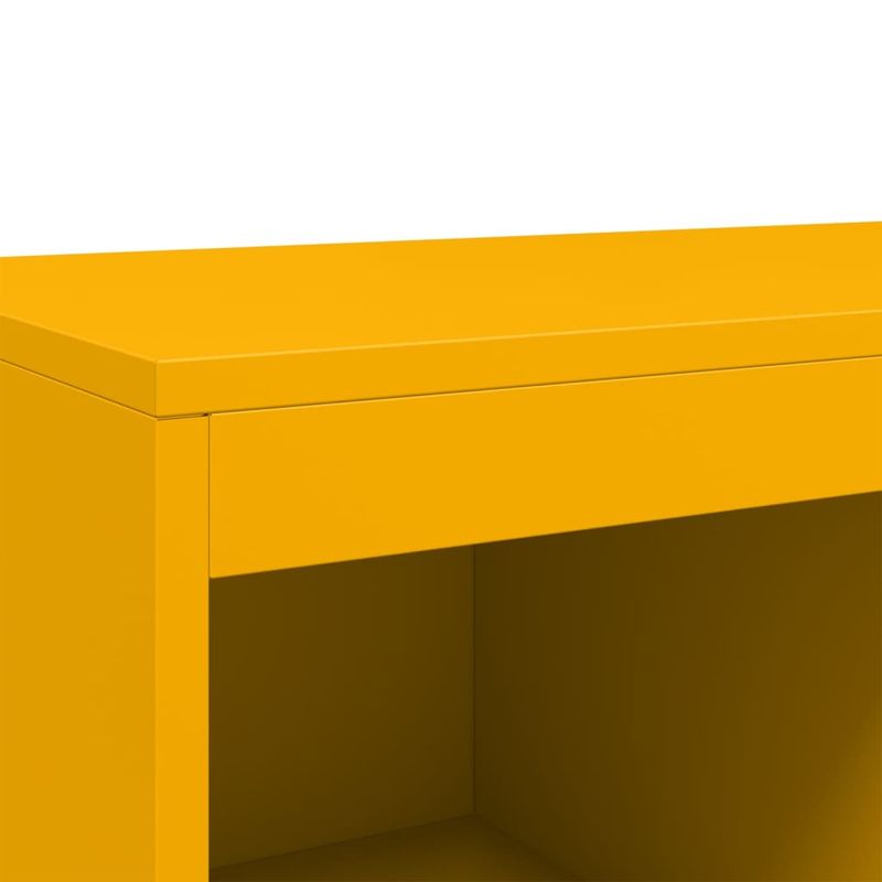 Casa si Gradina - Mobilier - Comode si corpuri - Corpuri bucatarie - Dulap inalt, galben mustar, 68,5x39x111,5 cm, otel laminat rece - Infinity.ro
