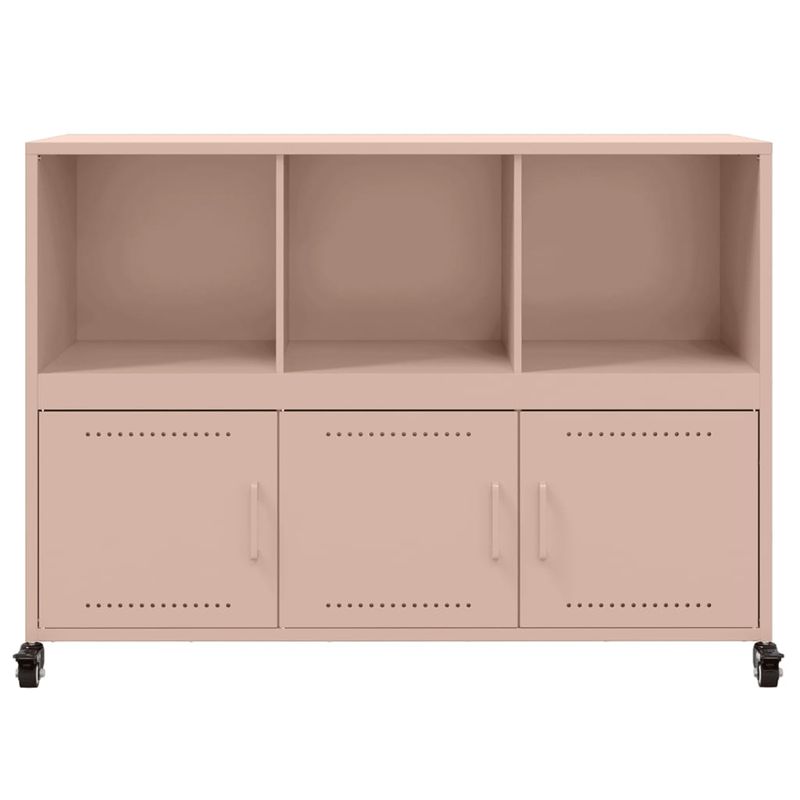 Casa si Gradina - Mobilier - Comode si corpuri - Comode - Dulap, roz, 100,5 x 39 x 72 cm, otel laminat la rece - Infinity.ro