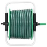 Casa si Gradina - Gradinarit si plante - Instalatii si accesorii pentru irigatii - Furtunuri de gradina si accesorii - Tambur pentru furtun autonom, verde, cu furtun PVC de 30 m, volum 45 m - Infinity.ro