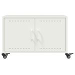 Casa si Gradina - Mobilier - Mese si birouri - Masute de cafea - Masuta de cafea, alb, 68x50x43,5 cm, otel laminat la rece - Infinity.ro