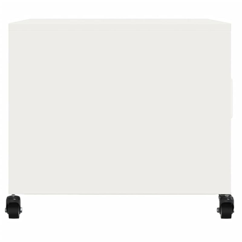 Casa si Gradina - Mobilier - Mese si birouri - Masute de cafea - Masuta de cafea, alb, 68x50x43,5 cm, otel laminat la rece - Infinity.ro