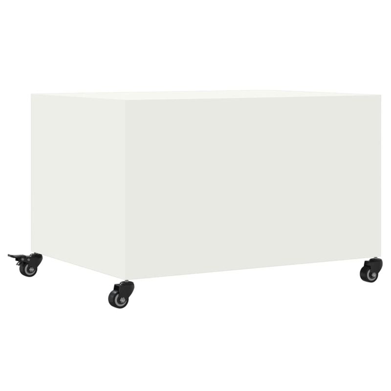 Casa si Gradina - Mobilier - Mese si birouri - Masute de cafea - Masuta de cafea, alb, 68x50x43,5 cm, otel laminat la rece - Infinity.ro